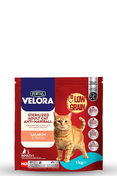 Düşük Tahıllı Somonlu Kısırlaştırılmış Kedi Maması 1 Kg