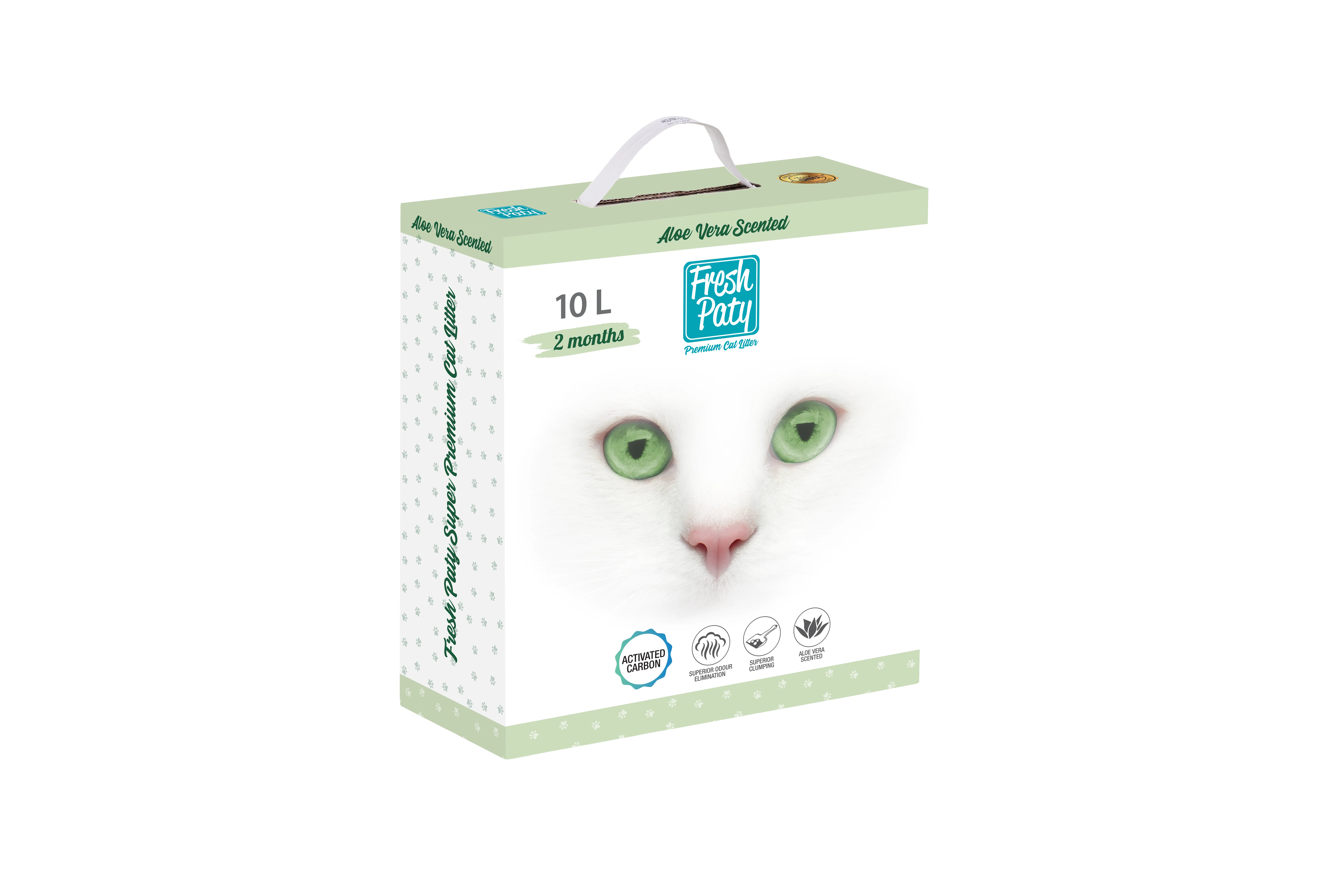 Fresh Paty Aloe Vera Kokulu Kedi Kumu-10 lt