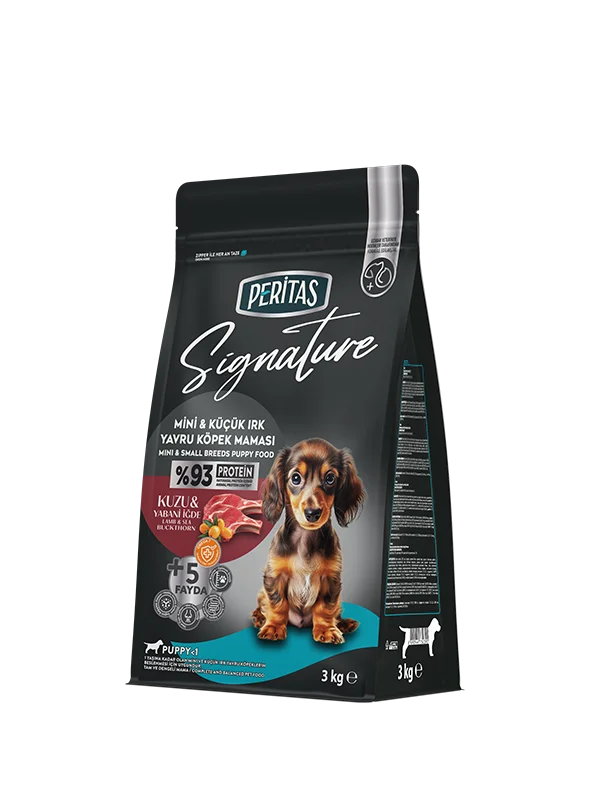 Kuzu Etli Mini Küçük Irk Yavru Köpek Maması 3 kg