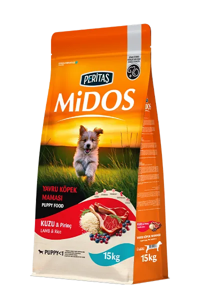 Kuzu Etli Yavru Köpek Maması 15 Kg