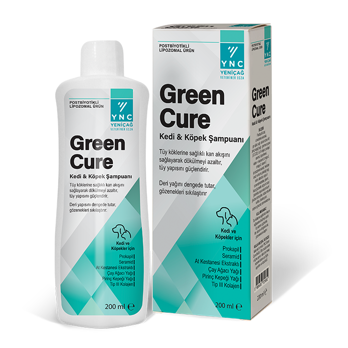 GREEN CURE KEDİ KÖPEK ŞAMPUANI215 ML
